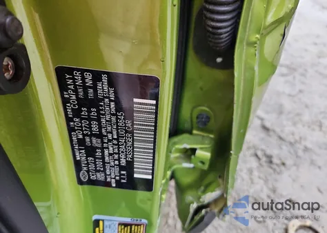 2020 Hyundai Venue Sel из США, поврежденный, VIN KMHRC8A34LU018645